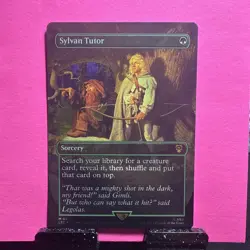 Sylvan Tutor (Borderless) Commander: the Lord of the Rings: Tales of... - Image 1