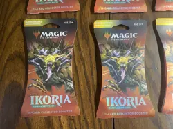 Magic The Gathering MTG Ikoria X6 Collector Sleeved Booster Packs Sealed Lot - Image 2