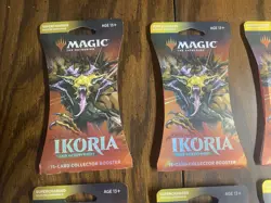 Magic The Gathering MTG Ikoria X6 Collector Sleeved Booster Packs Sealed Lot - Image 5