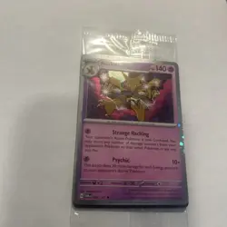 2024 Pokemon Alakazam - (Cosmos Holo) 082/167 Blister Exclusives Holo SEALED - Image 3