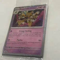 2024 Pokemon Alakazam - (Cosmos Holo) 082/167 Blister Exclusives Holo SEALED - Image 5