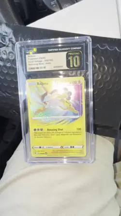 Amazing Rare - Raikou Pokemon Sword & Shield Vivid Voltage 💎CGC 10 Pristine💎 - Image 2