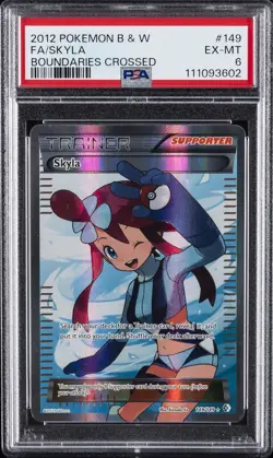 2012 POKEMON B&W BOUNDARIES CROSSED #149 FULL ART/SKYLA PSA 6 - Image 1