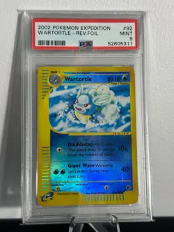 Pokemon TCG | Expedition Base Set | Wartortle | Rev.Foil | 92/165 | PSA 9 - Image 1