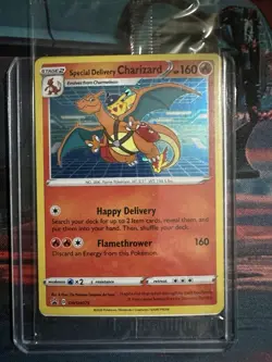 2019 POKEMON SWORD & SHIELD BLACK STAR PROMO SPECIAL DELIVERY CHARIZARD SEALED - Image 3