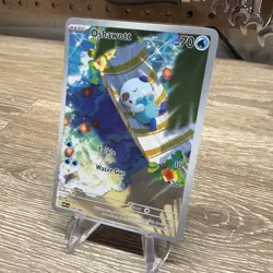 Pokemon Scarlet & Violet White Flare Oshawott 105/086 Illustration Art Rare NM - Image 3