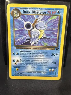 Pokemon TCG Dark Blastoise 20/82 Rare Non-Holo Team Rocket WOTC Base Set 🔥 - Image 1