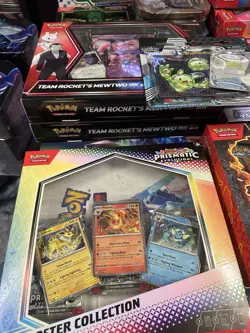 Pokemon Prismatic Poster Collect And Other Sealed Pokemon Boxes. Lot Sell - Image 2