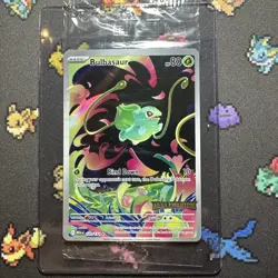 Pokemon Bulbasaur 133/132 English Mega Evolution Stamped Promo (SEALED) - Image 1