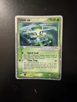 Pokemon TCG Unseen Forces Celebi EX 117/115 AUTHENTIC READ DESC - Image 1