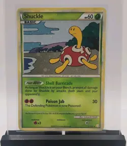 2010 Pokemon TCG HeartGold & SoulSilver Shuckle SWIRL HOLO Rare 11/123 LP - Image 2