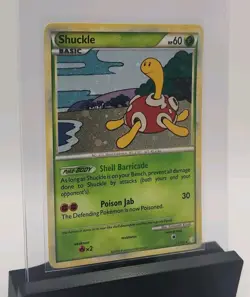 2010 Pokemon TCG HeartGold & SoulSilver Shuckle SWIRL HOLO Rare 11/123 LP - Image 4