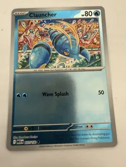 Clauncher (Reverse Holo) 037/132 - Mega Evolution - Pokemon - NM/M English - Image 1