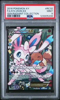 Pokemon Sylveon EX Full Art RC32-32 Radiant Collection RC32 MINT PSA 9 - Image 1