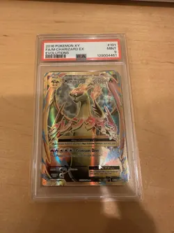PSA 9 MINT Full Art/M Mega Charizard EX 2016 Pokemon XY Evolutions 101/108 - Image 1