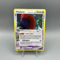 Pokemon TCG Vileplume (Delta Species) 17/110 EX Holon Phantoms Holo LP - Image 1