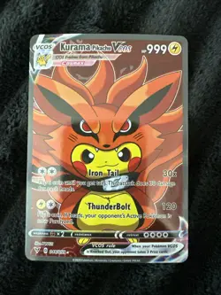 Pokemon Kurama Pikachu Vcos Full Alt Art High Quality Near Mint - Image 1