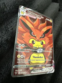 Pokemon Kurama Pikachu Vcos Full Alt Art High Quality Near Mint - Image 3