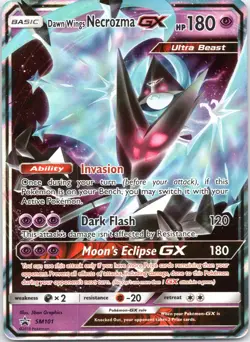 Dawn Wings Necrozma GX SM101 Sun & Moon Promo Pokemon TCG Card NM - Image 1