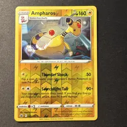 Ampharos 049/198 Reverse Holo Rare Chilling Reign Pokemon Card Mint - Image 1