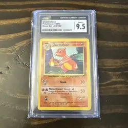 Pokemon TCG Base Set Charmeleon Card 24/102 - Image 1