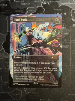 MTG Spider-Man FATAL PUSH 7020 Secret Lair Drop Bonus Card NM Non-Foil - Image 1
