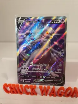 Pokemon Card TCG - Mewtwo V SWSH229 Black Star Promo Swo TCG Pokemon NM - Image 3