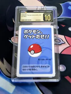 2019 POKEMON PLAYING CARDS OLD MAID - JPN POKE BALL CGC 10 PRISTINE - Image 1