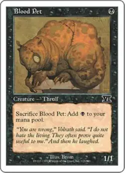 Blood Pet 6th Edition Light Play MTG Magic DNA GAMES - Image 1