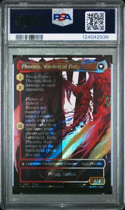 2025 MTG FINAL FANTASY JOSHUA, PHOENIX'S DOMINANT/PHOENIX, WARDEN OF FIRE PSA 10 - Image 2