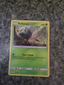 Pokemon TCG Card Bulbasaur 1/18 Detective Pikachu 2019 Holo Foil - NM p5 - Image 1