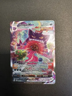 Pokemon 2021 Fusion Strike Gengar VMAX 271/264 Alt Art Secret Rare NEAR MINT - Image 1