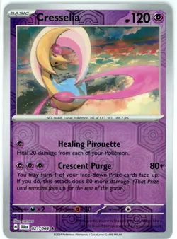Pokemon TCG Cresselia 021/064 Sv: Shrouded Fable Reverse Holo - Image 1