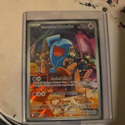 Team Rocket's Wobbuffet Black Star Promo Holo 203 Pokemon Destined Rivals - Image 1