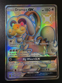 Pokemon TCG Drampa GX SV80/SV94 Hidden Fates: Shiny Vault Holo Rare NM - Image 1