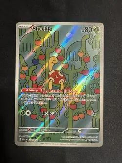 Shuckle 136/132 - Mega Evolution Pokemon Illustration Rare Holo NM PACK FRESH - Image 1