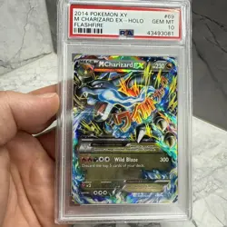 MEGA CHARIZARD EX 69/106 PSA 10 XY FLASHFIRE ULTRA RARE POKEMON HOLO ENGLISH - Image 1