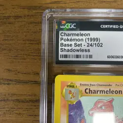Pokemon Charmeleon 024/102 Base Set (Shadowless) CGC 8.5 - Image 4