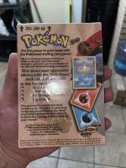 BodyGuard and LockDown Pokemon Fossil Theme Deck 1999 Factory Sealed Pokemon TCG - Image 2