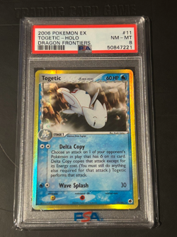 Pokemon EX Togetic Dragon Frontiers Holo Rare PSA 8 NM-MT - Image 1