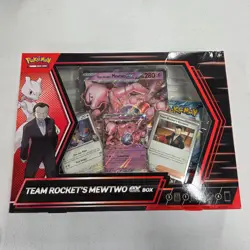 Pokemon TCG Team Rocket's Mewtwo EX Box + 2x Destined Rivals Booster Packs READ - Image 2