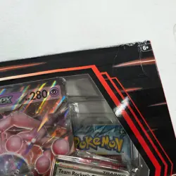 Pokemon TCG Team Rocket's Mewtwo EX Box + 2x Destined Rivals Booster Packs READ - Image 3