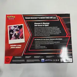 Pokemon TCG Team Rocket's Mewtwo EX Box + 2x Destined Rivals Booster Packs READ - Image 5