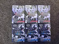 Pokemon White Flare And Black Bolt Booster Bundles X6 (3 Of Each) - Image 1