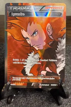 Lysandre Full Art 104/106 Holo XY Flashfire Near Mint Pokemon - Image 1
