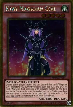1x (EX) Kiwi Magician Girl - MVP1-ENG16 - Gold Rare - Unlimited Edition YuGiOh - Image 1