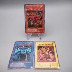 Yu-Gi-Oh Egyptian God Slifer Obelisk Ra G4-01 G4-02 G4-03 3 set EX Japanese r988 - Image 1