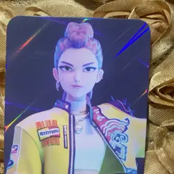 Rumi KPop Demon Hunters SLAY Goddess Anime ACG Laser Card Best - Image 2