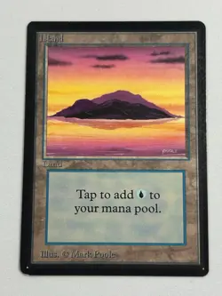 Island (A) - Beta Edition 1993 - MTG card [LP] - Image 1