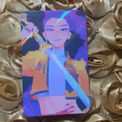 Rumi KPop Demon Hunters SLAY Goddess Anime ACG Laser Card Sword - Image 1